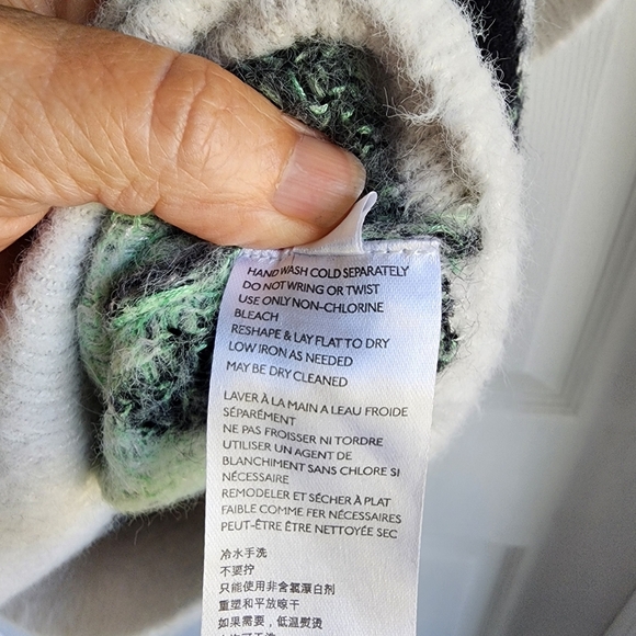 Free People Through the Motions Short Sleeve Argyle Sweater Vest Size Medium - Picture 6 of 8